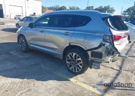 2022 Hyundai Santa Fe Calligraphy z USA, uszkodzony, nr VIN 5NMS54AL9NH430045